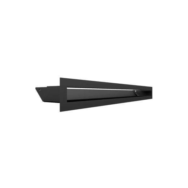 Kratki Grelha de Ventilação Preta Slim 6x60cm