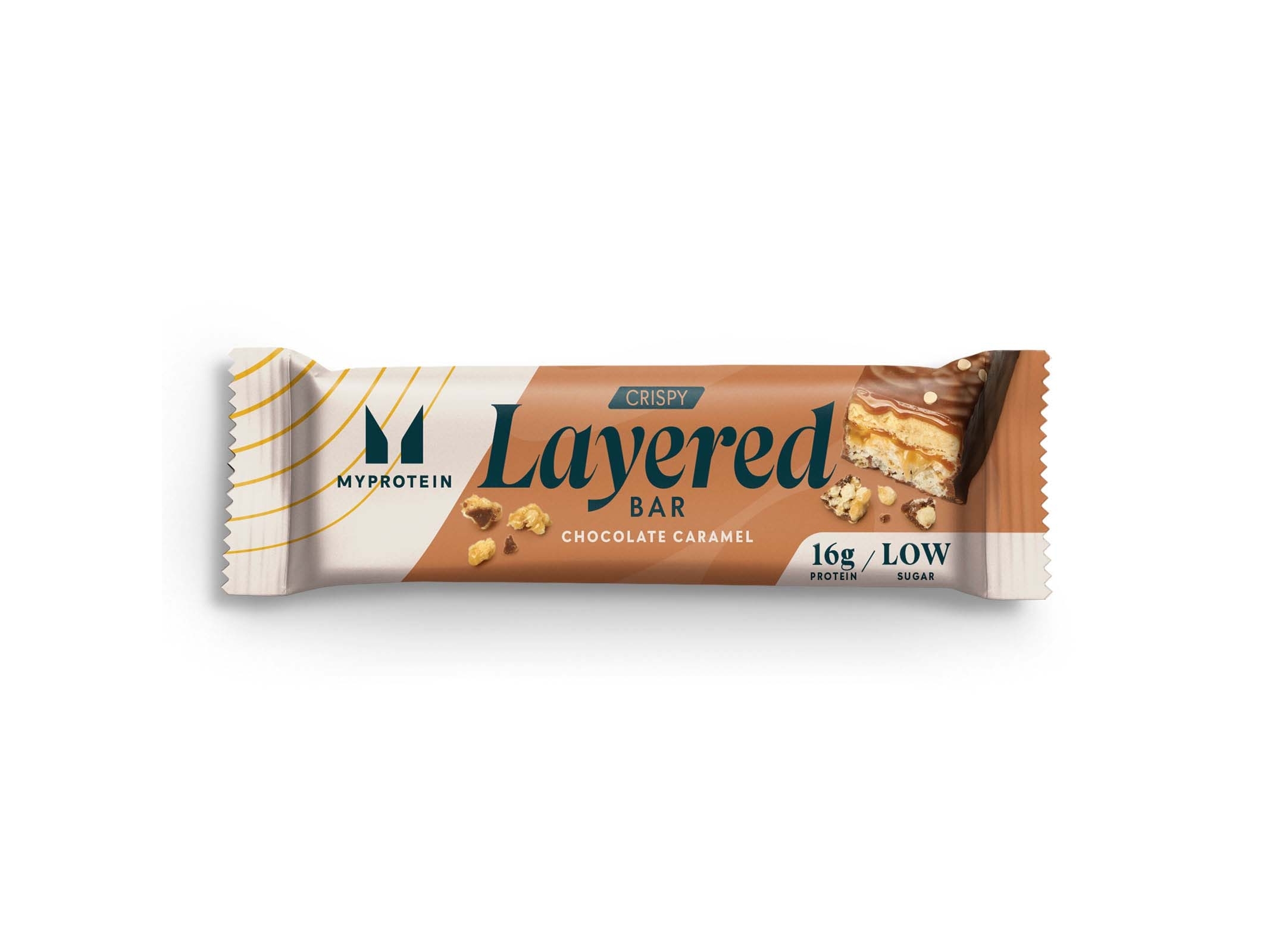 BARRA MYPROTEIN LAYERED CHOCOLATE CARAMEL 58G