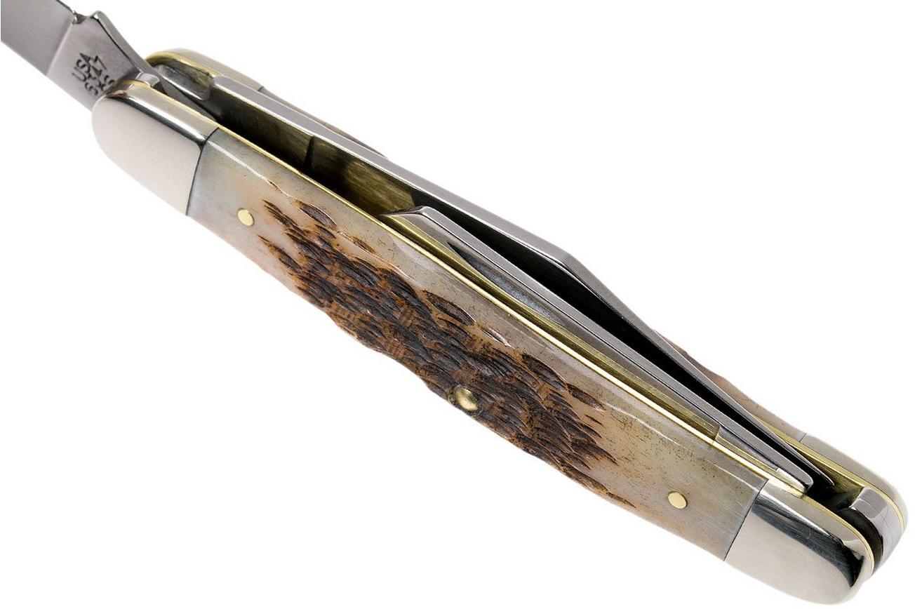 Case Stockman Amber Jigged Bone, 00128, 6347 SS zakmes