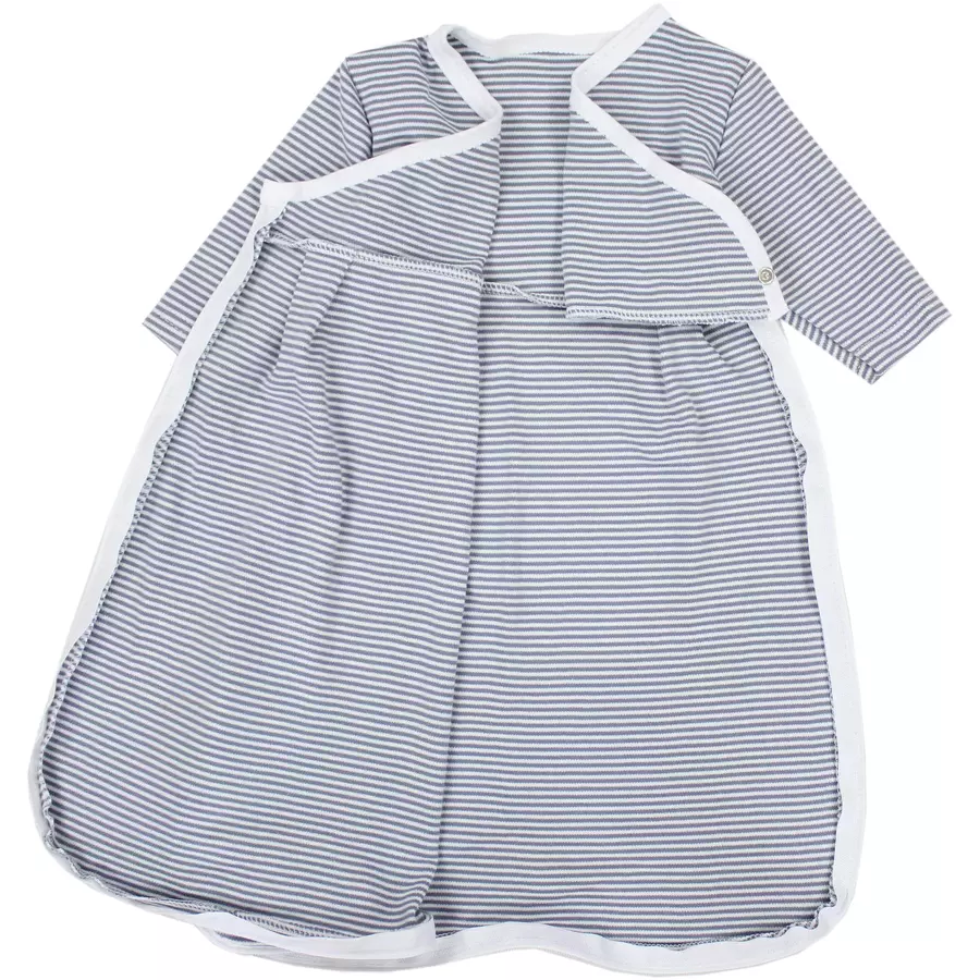 TupTam Baby Langarm Innenschlafsack grau