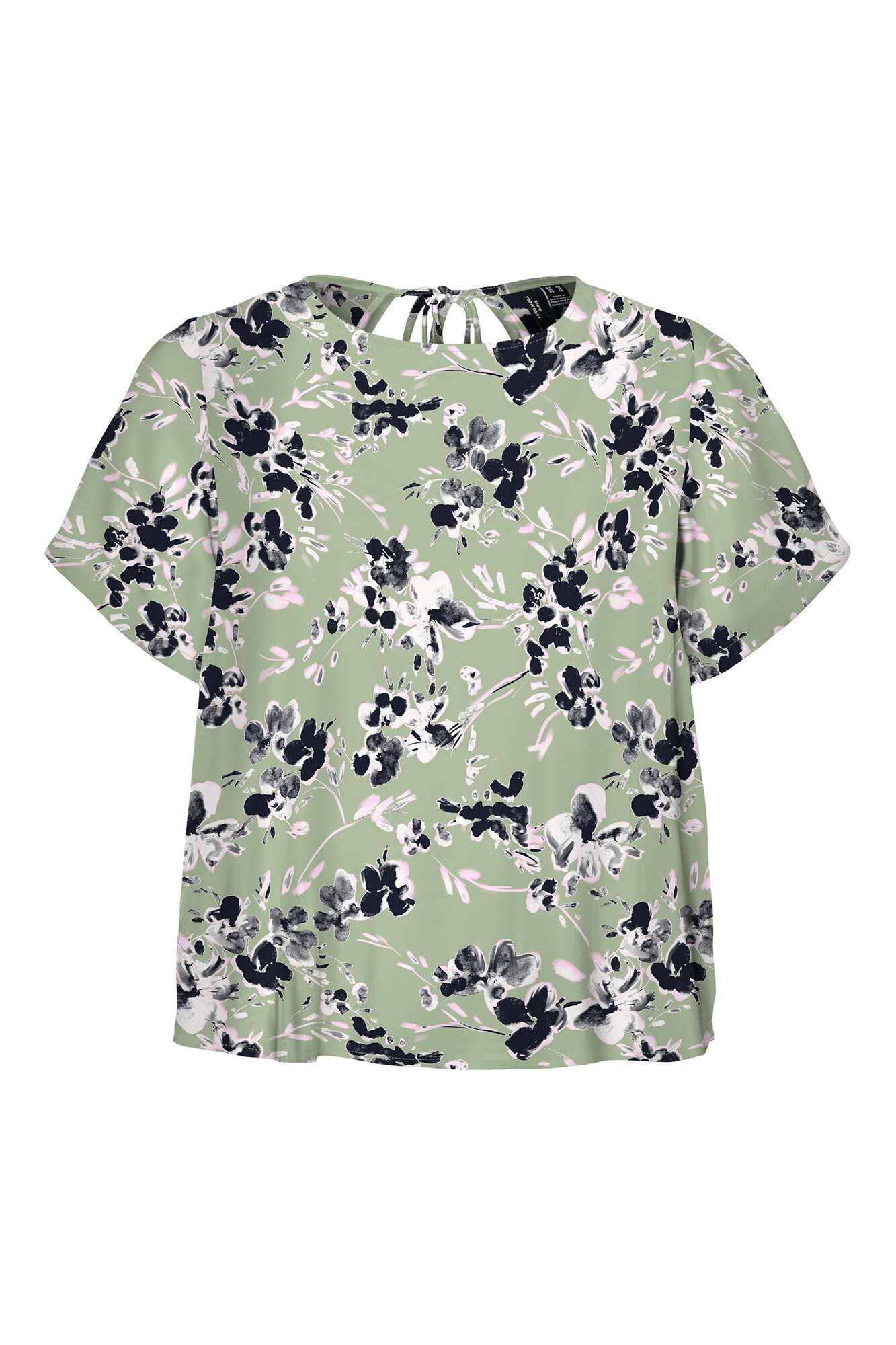 Blusa Curve de Manga Curta - Verde