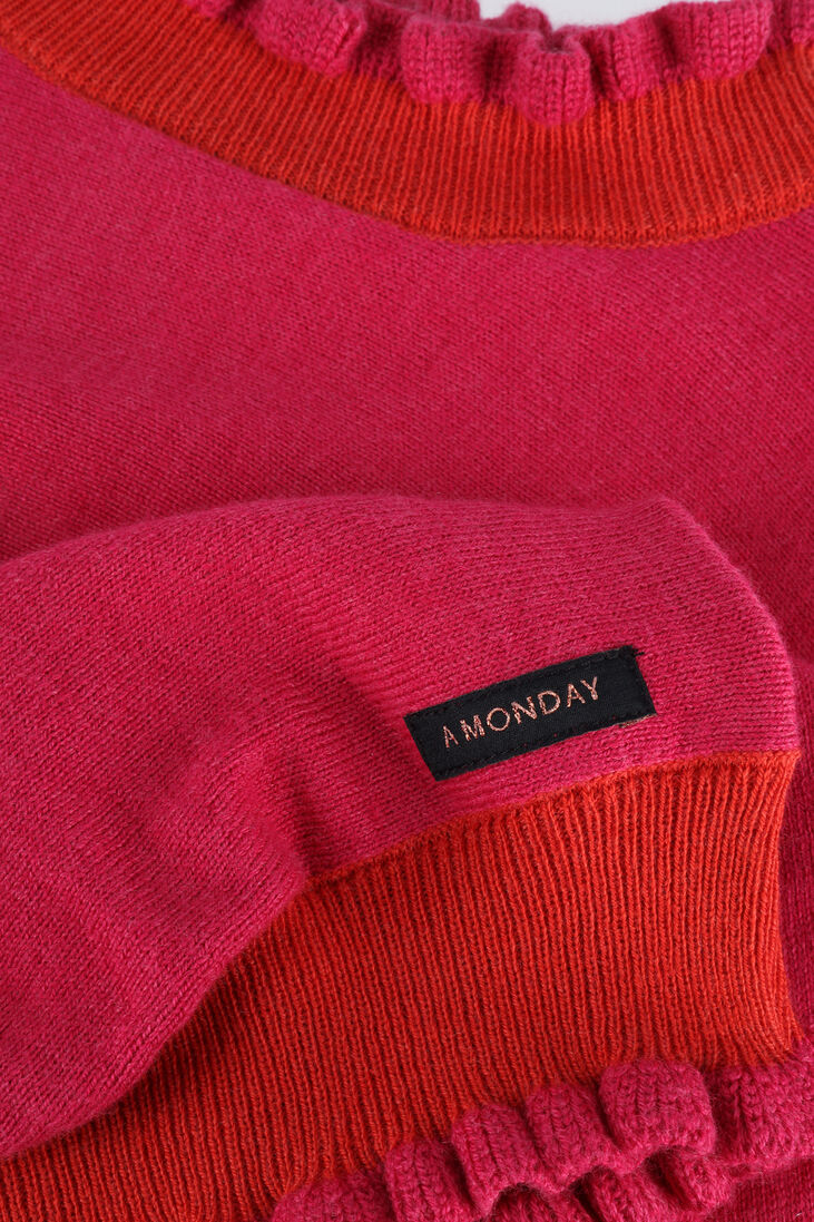 A MONDAY IN COPENHAGEN fuchsia a monday in copenhagen trui nori blouse