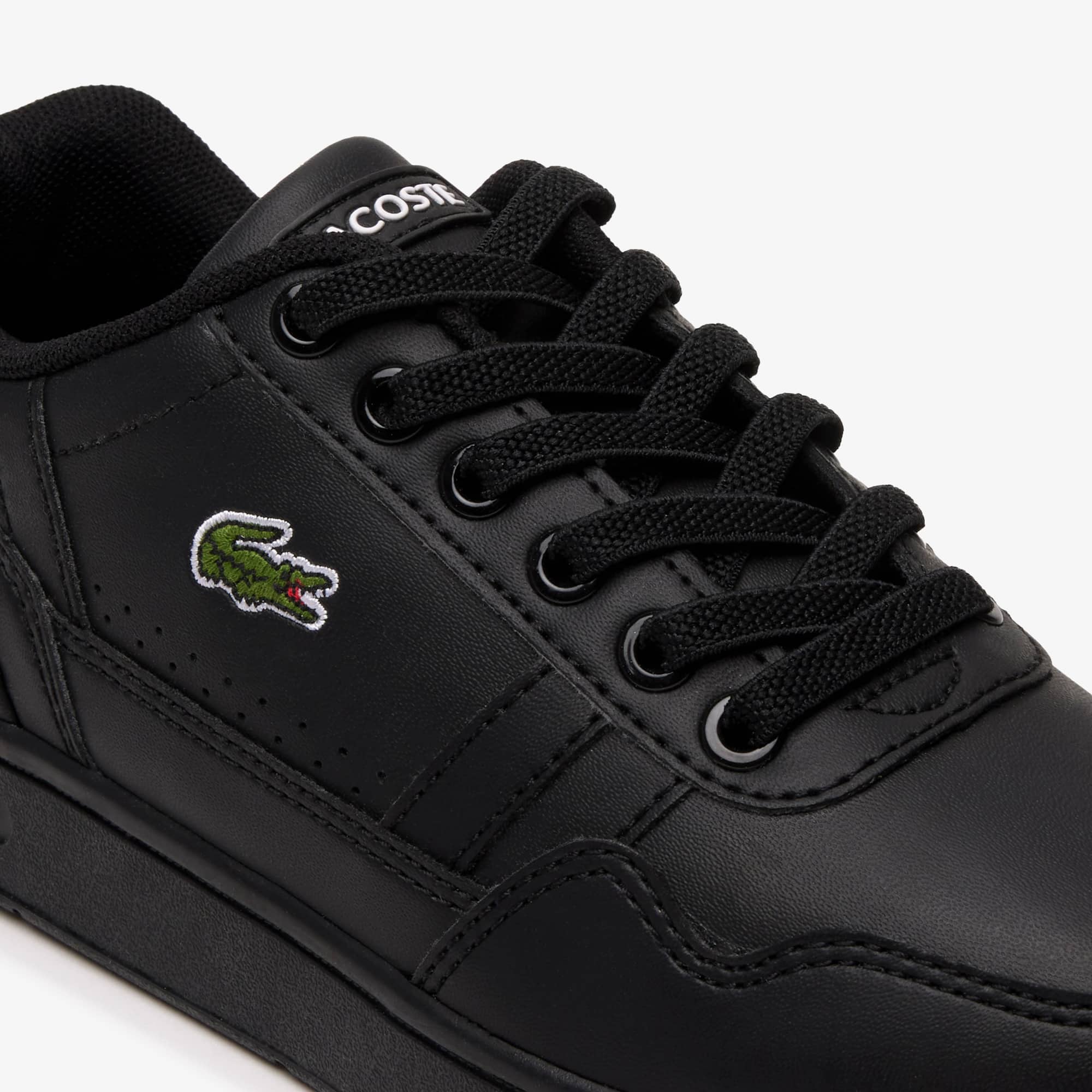 Sneakers T-Clip enfant Lacoste en synthétique avec détail coloré Sneakers - Noir - Lacoste - Enfant