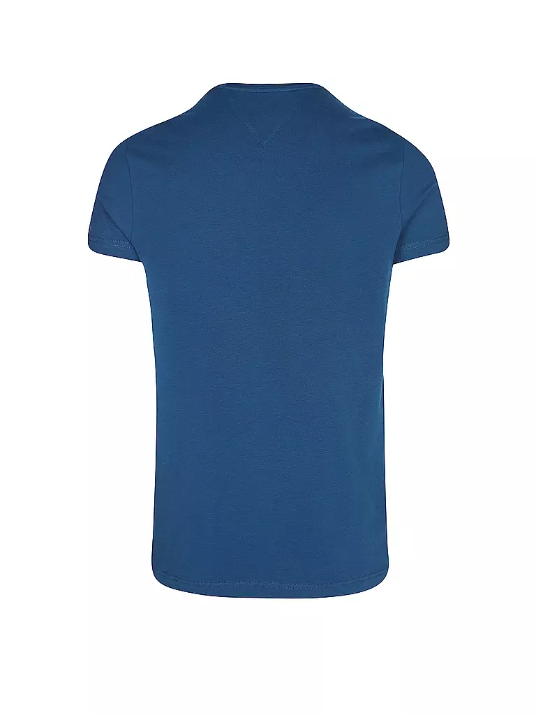 TOMMY HILFIGER T-Shirt Slim Fit blau