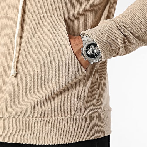 Sweat Capuche Beige