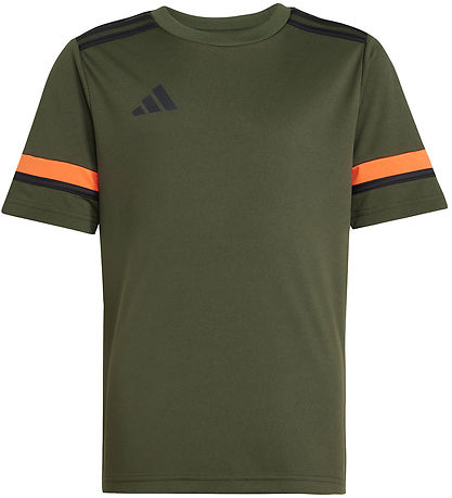 adidas Performance T-Shirt - SQUA25 - Ngtcar/Black/Seimor