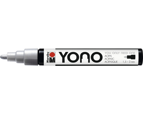 Marabu Yono marker, zilver 082, 1,5-3 mm