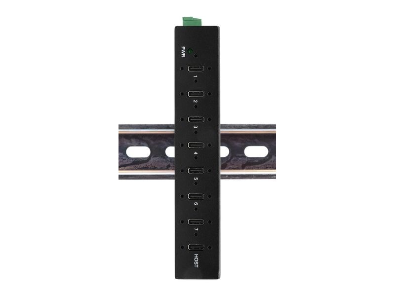 Exsys USB-Hub EX-12277HMS 57 W 7-Port USB 3.2 Gen 2 Metall Hub mit 7x USB-C Anschluss