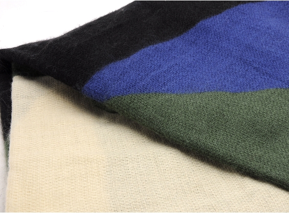 Pieces famille accessoires pclola sqaure scarf fc bleu