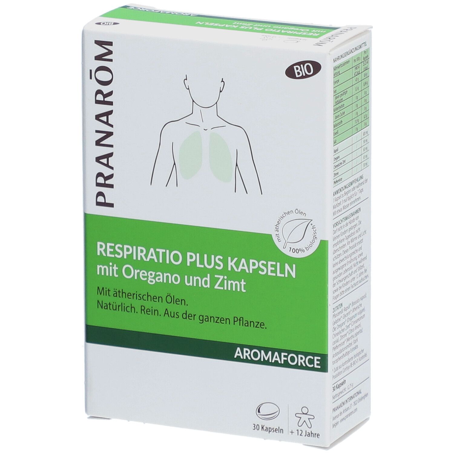 PRANAROM RESPIRATIO PLUS KAPSELN mit Oregano und Zimt
