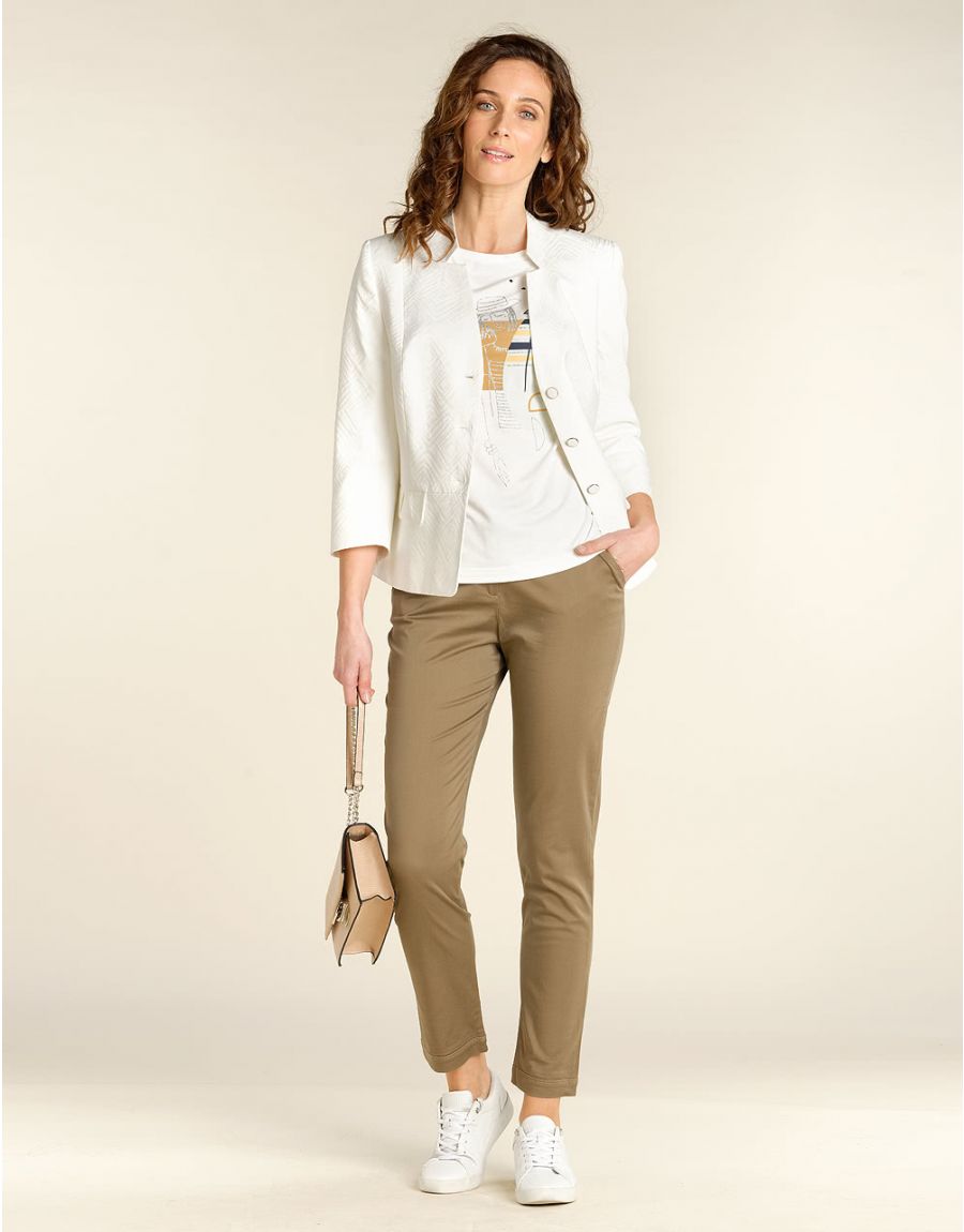 T-shirt blanc imprimé