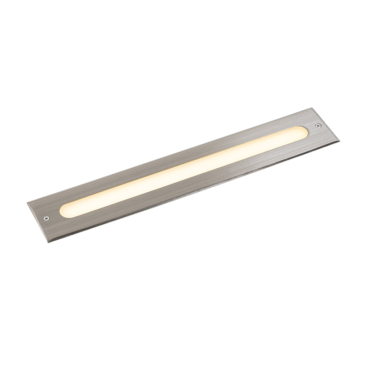 QAZQA Set van 2 moderne grondspots staal 50 cm incl. LED IP65 - Eline