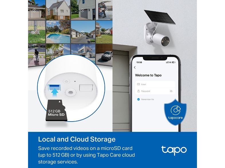 TP-Link Netzwerkkamera Tapo C410 inkl. Solarpanel Tapo A201 Solarbetriebenes Sicherheitskamera-Kit