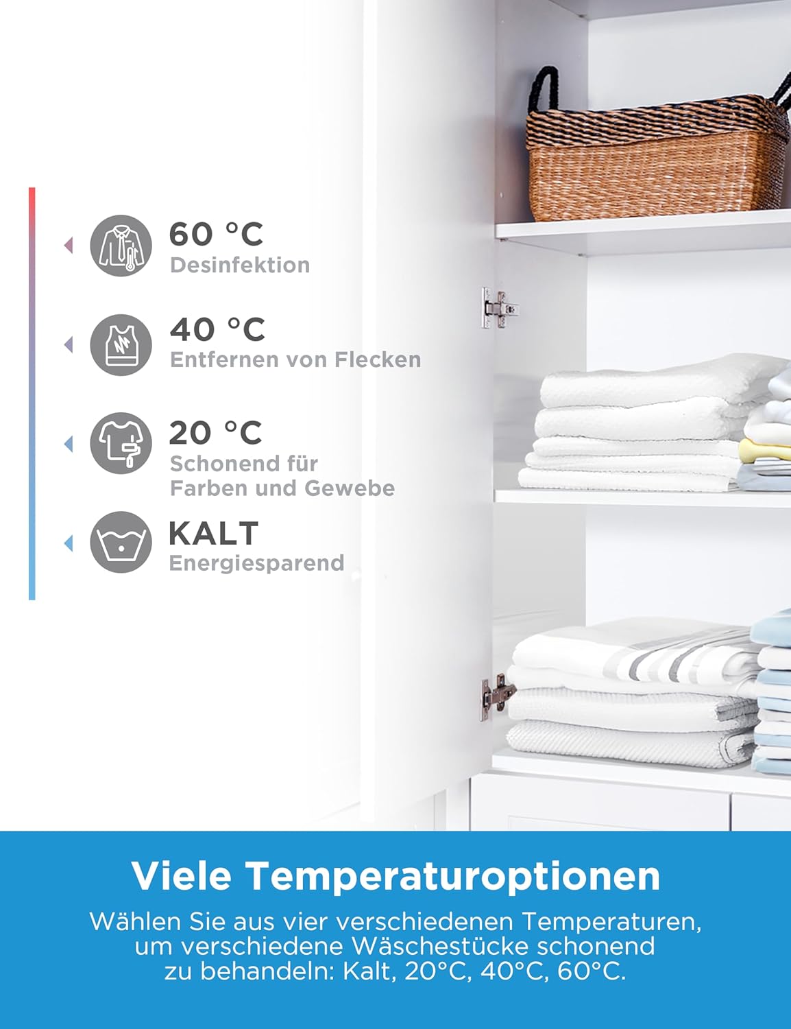 Midea MF10EW100B Waschmaschine / 10kg / 1400 U/Min/EEK A/Inverter Quattro Motor/Dampffunktion/Grosse Trommel/Nachlegefunktion/Kindersicherung/AquaStop, Weiß