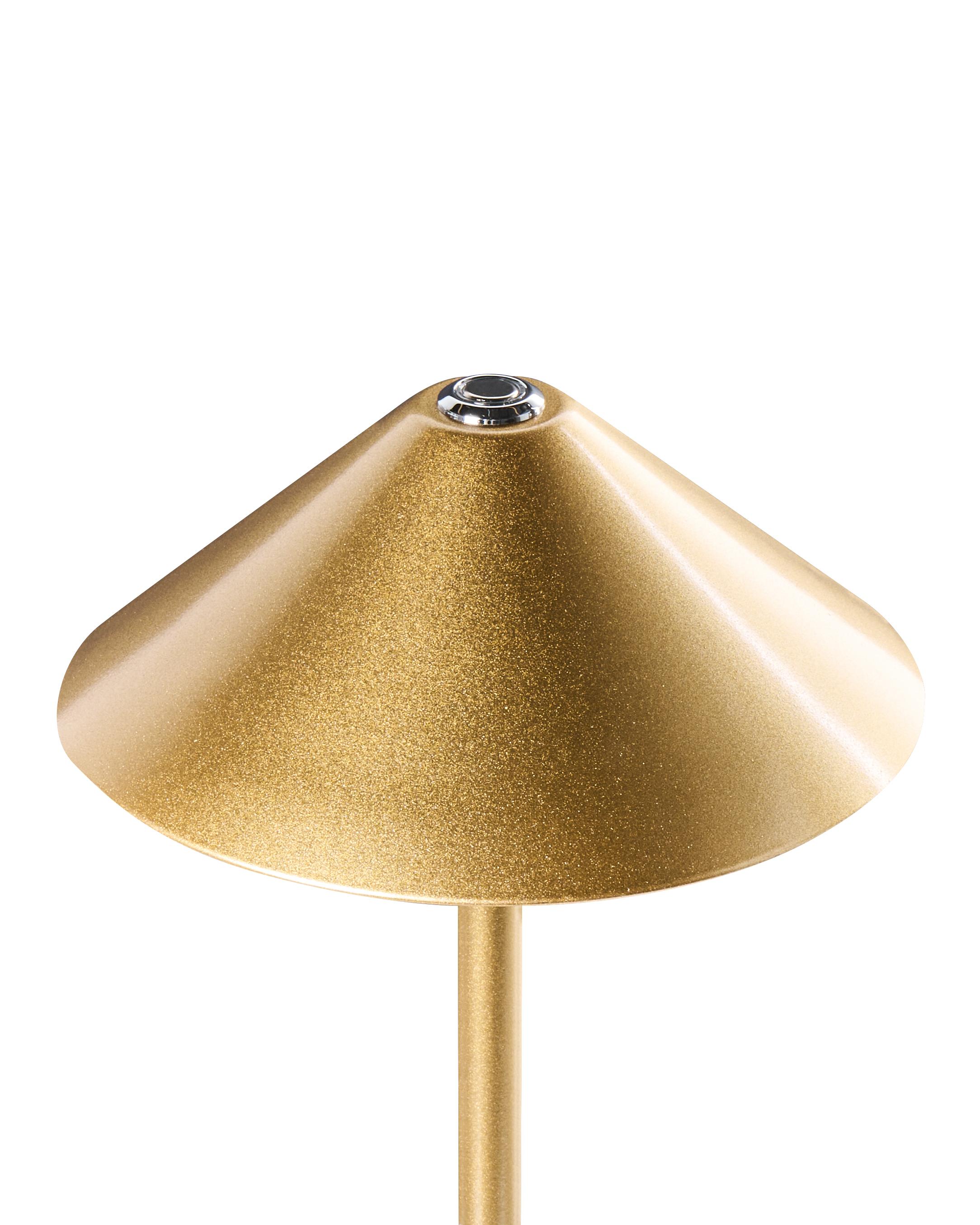 LED draadloze tafellamp MODJO met dimmer Metaal Goud