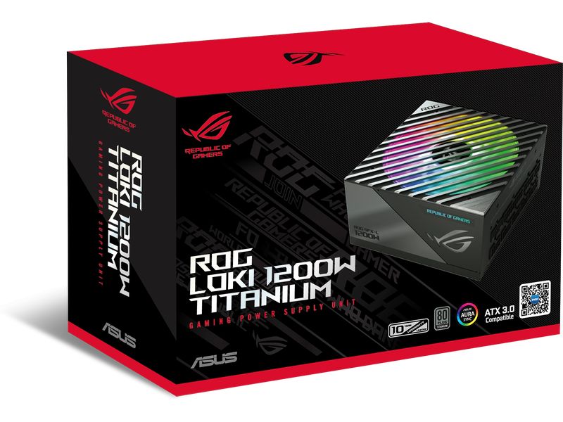 ASUS ROG Netzteil Loki SFX-L 1200 W Netzteil in einem SFX-L-Formfaktor