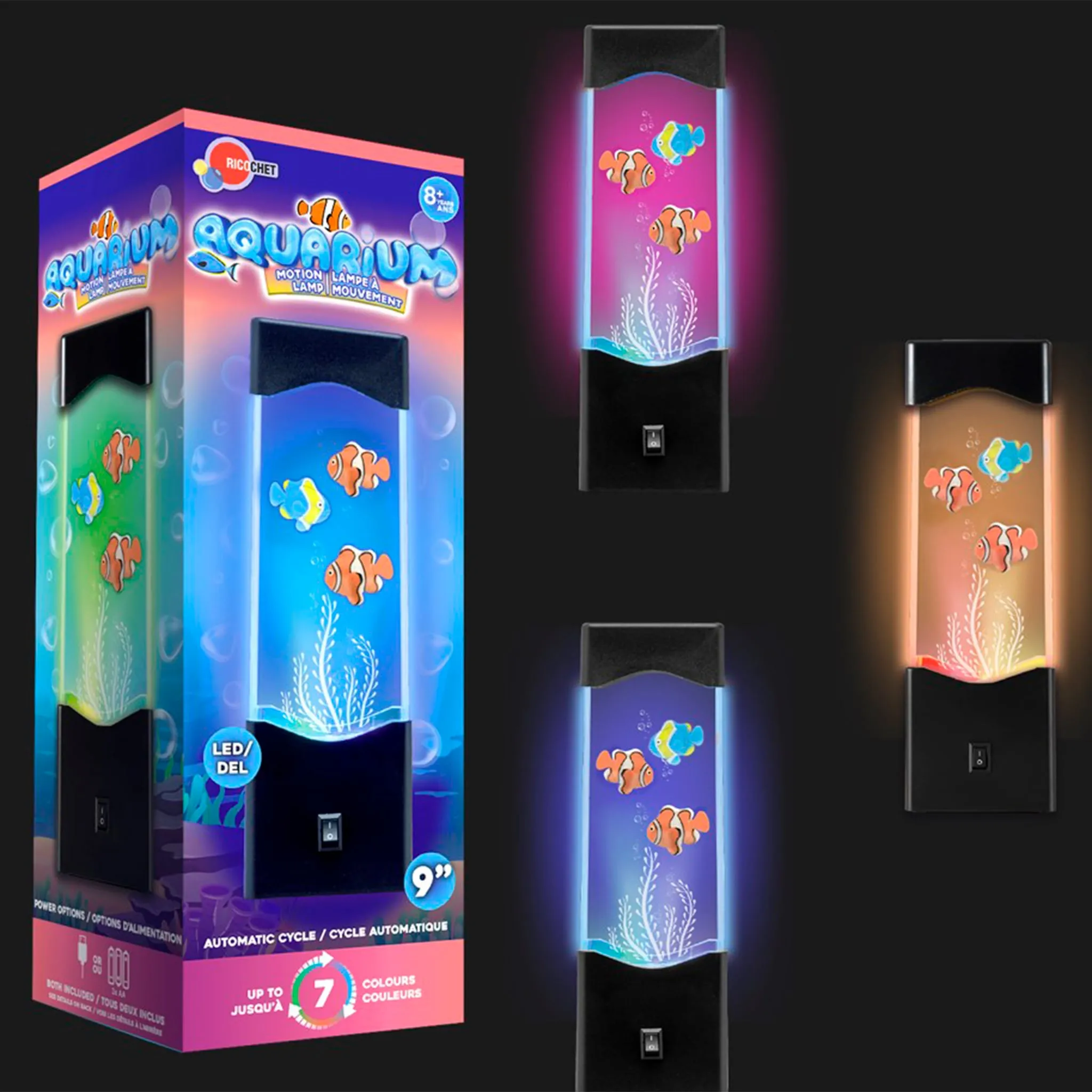Clément - Maison Lampe Led Poissons