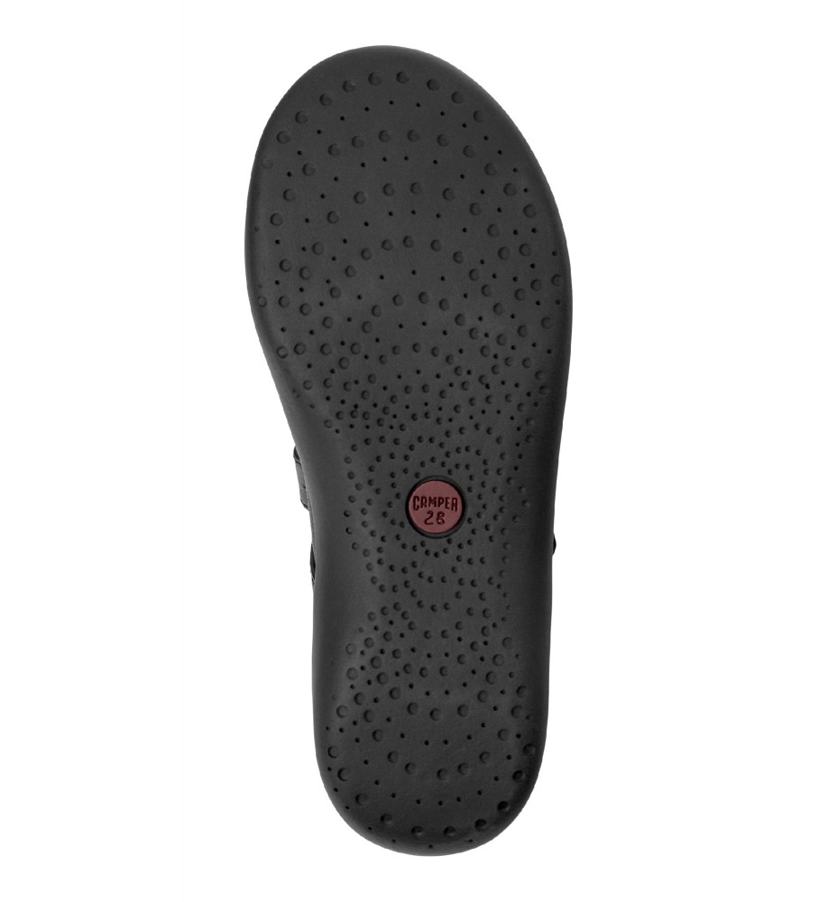 Sapatilhas de Ballet Camper Spiral Comet em Couro Preto