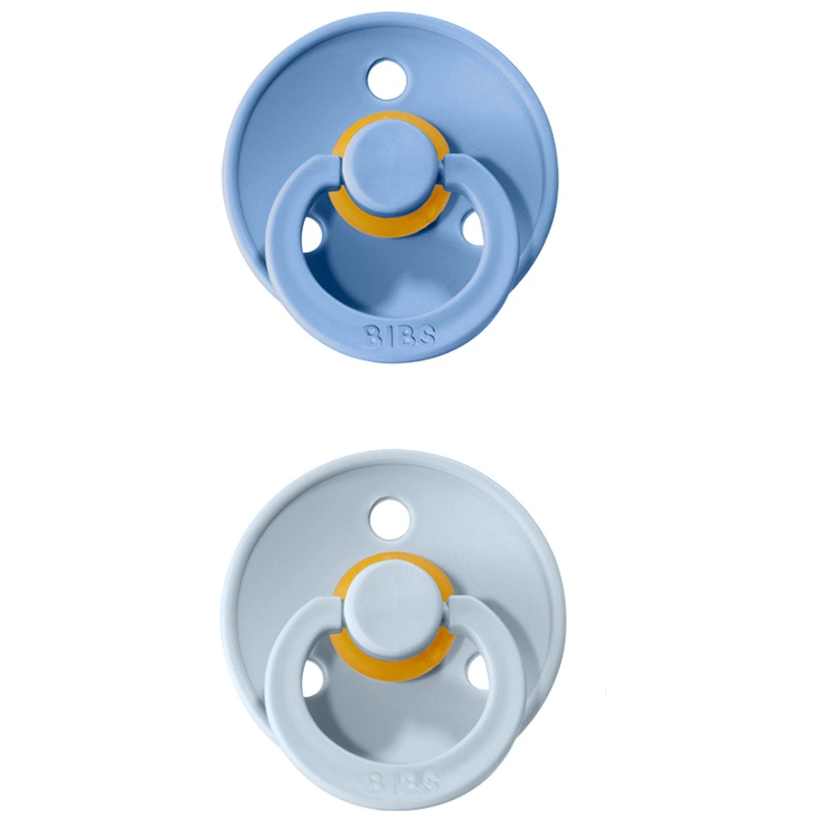 BIBS® Schnuller Colour Sky Blue  Baby Blue 0-6 Monate, 2 Stk.
