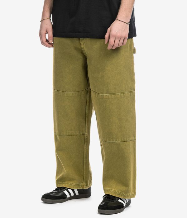 Poetic Collective Sculptor Denim Jeans (green acid wash)