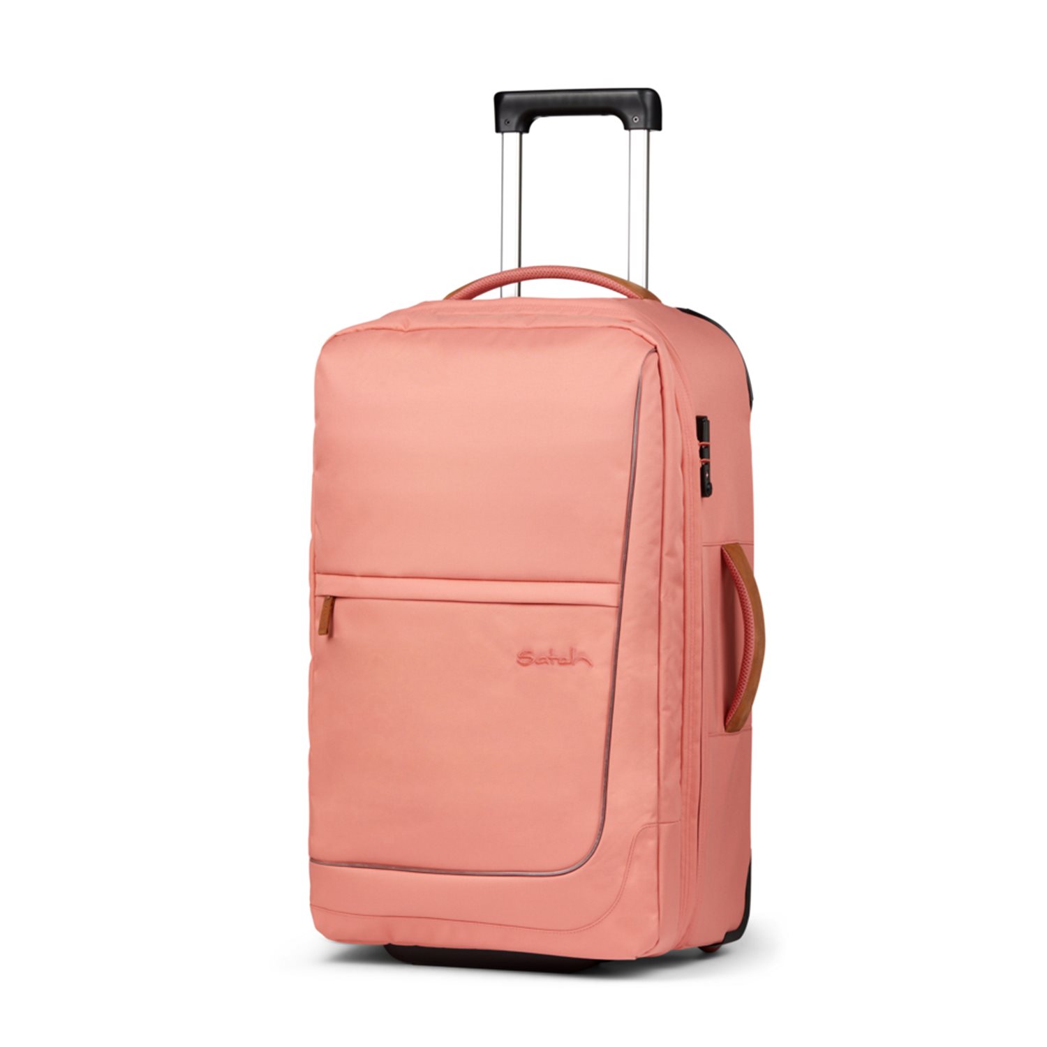 Satch Flow M Check-In Trolley pure coral