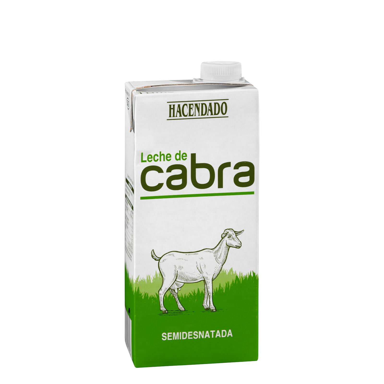 Lait de chèvre demi-écrémé Hacendado