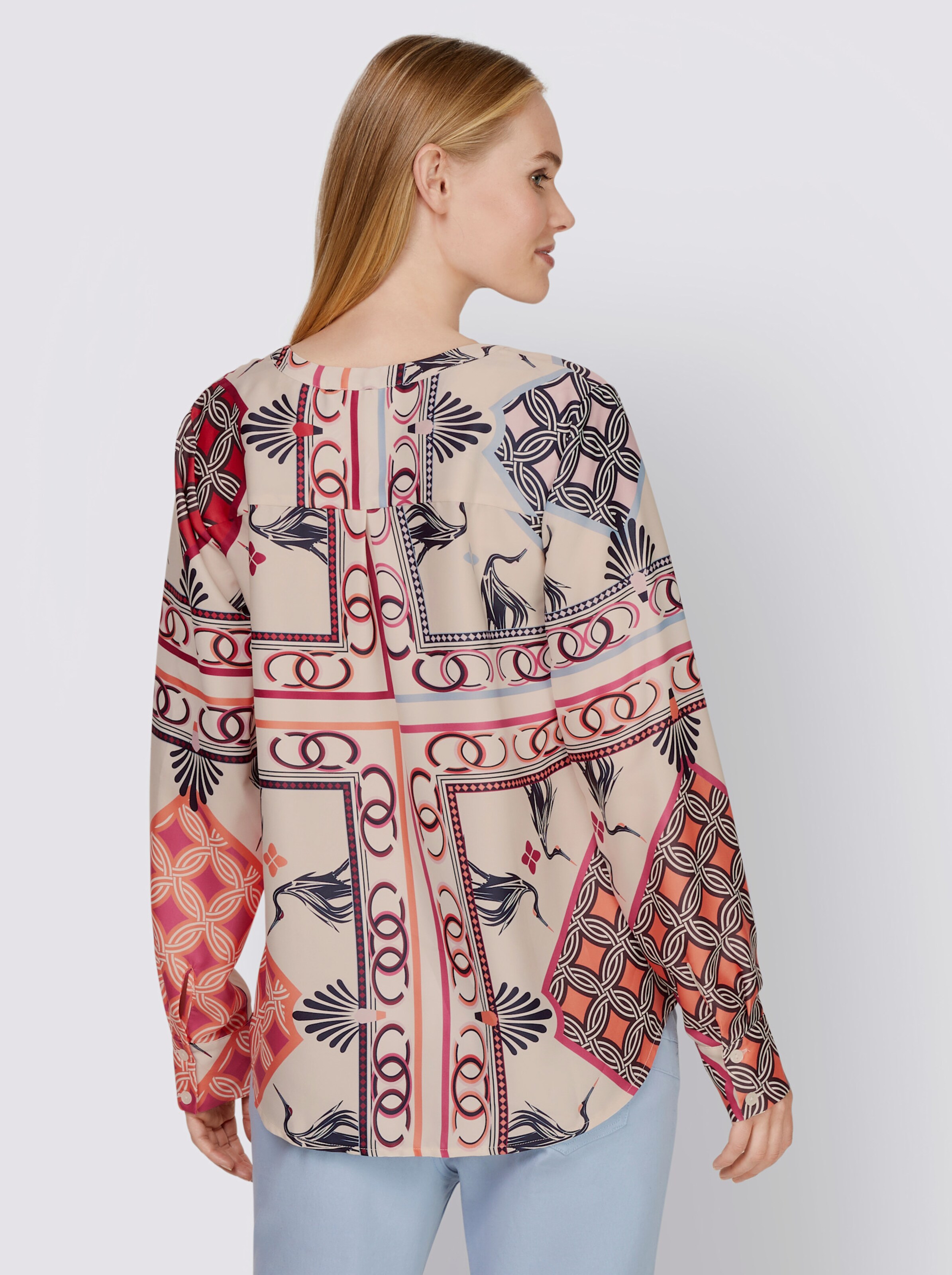 Druckbluse