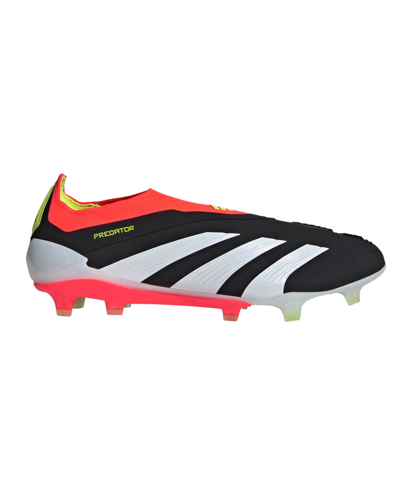 adidas Predator Elite LL FG Solar Energy Schwarz Weiss Rot