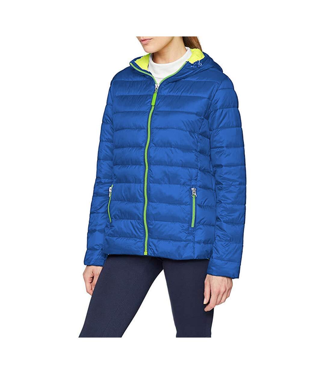Result Urban Snowbird - Veste rembourrée à capuche - Femme (Océan/Vert citron) - UTBC3254