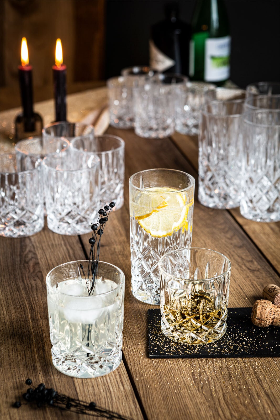 Nachtmann Becher Set NOBLESSE 18-teilig Glas