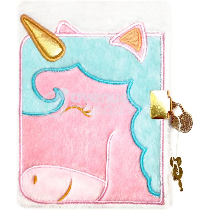 Journal intime fourrure, Licorne - Rose