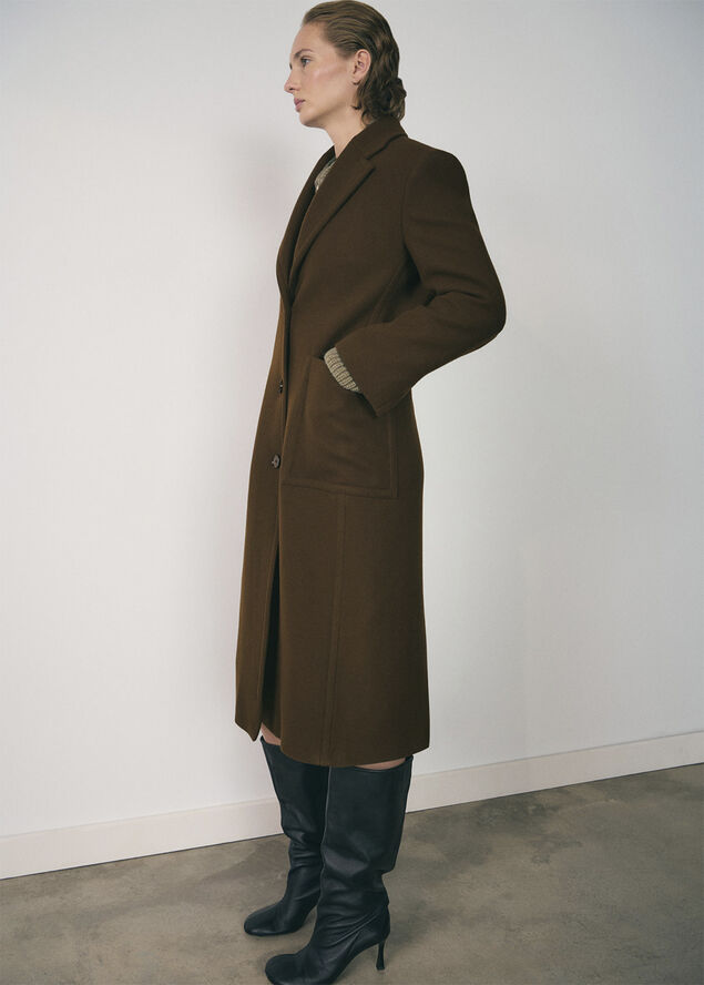 MANGO COAT. -- ATENEA Beige - khaki