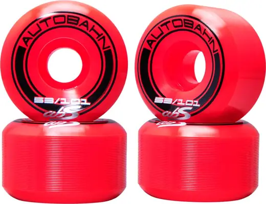 Autobahn GT1 Wide Body 101A Skateboard Hjul 4-Pak
