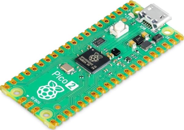 Raspberry Pi Pico 2 - Utviklingsbrett - Raspberry Pi RP2350 / 150 MHz - RAM 520 KB - Flash 4 MB