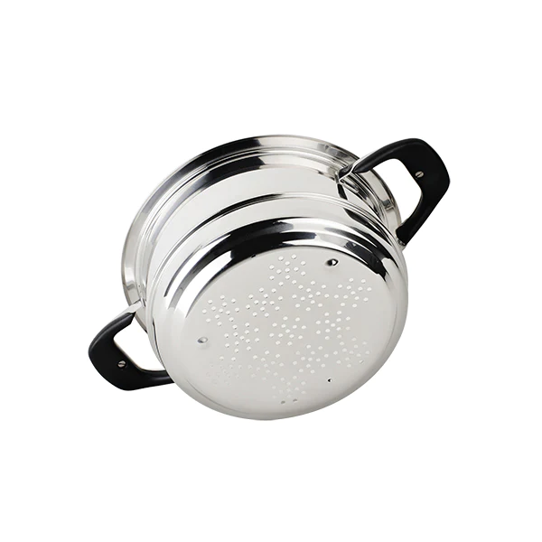 Lot faitout basse température et insert cuit vapeur 24cm Ecovitam