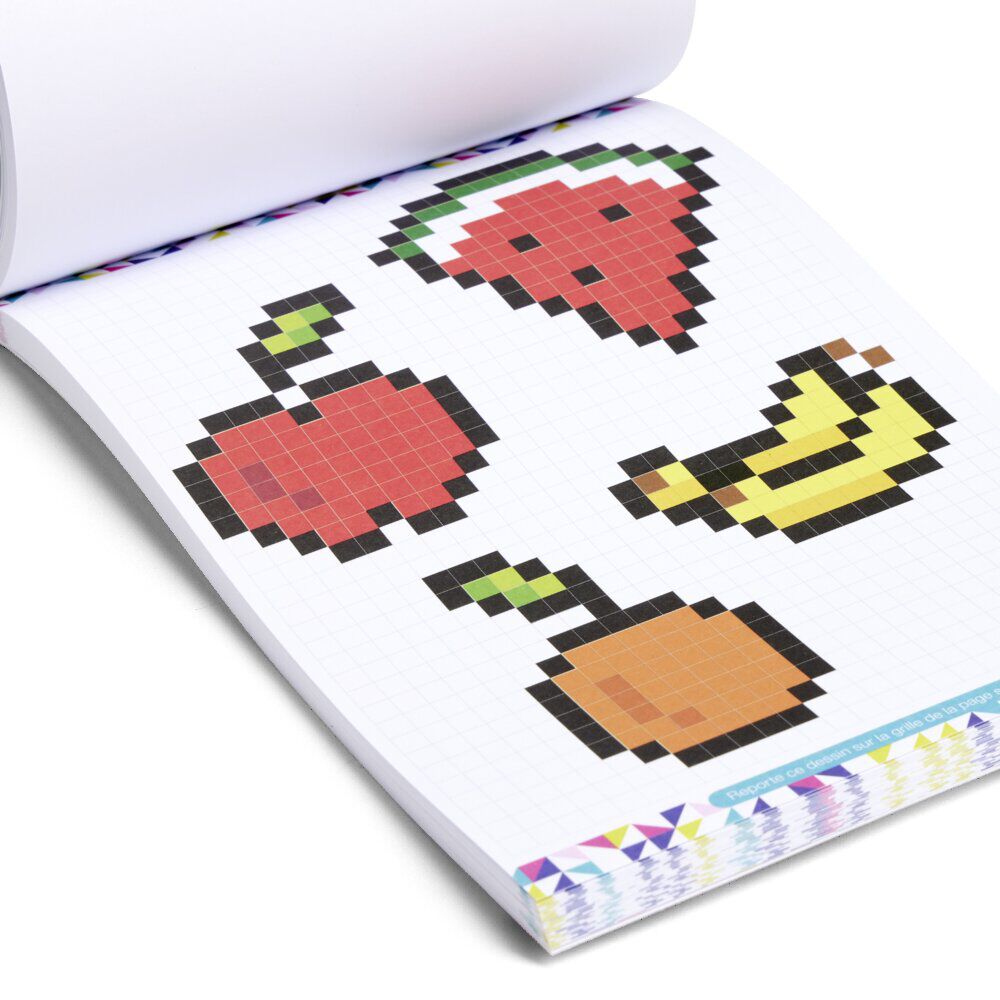 Cahier de coloriage Les ateliers du calme - coloriages pixels