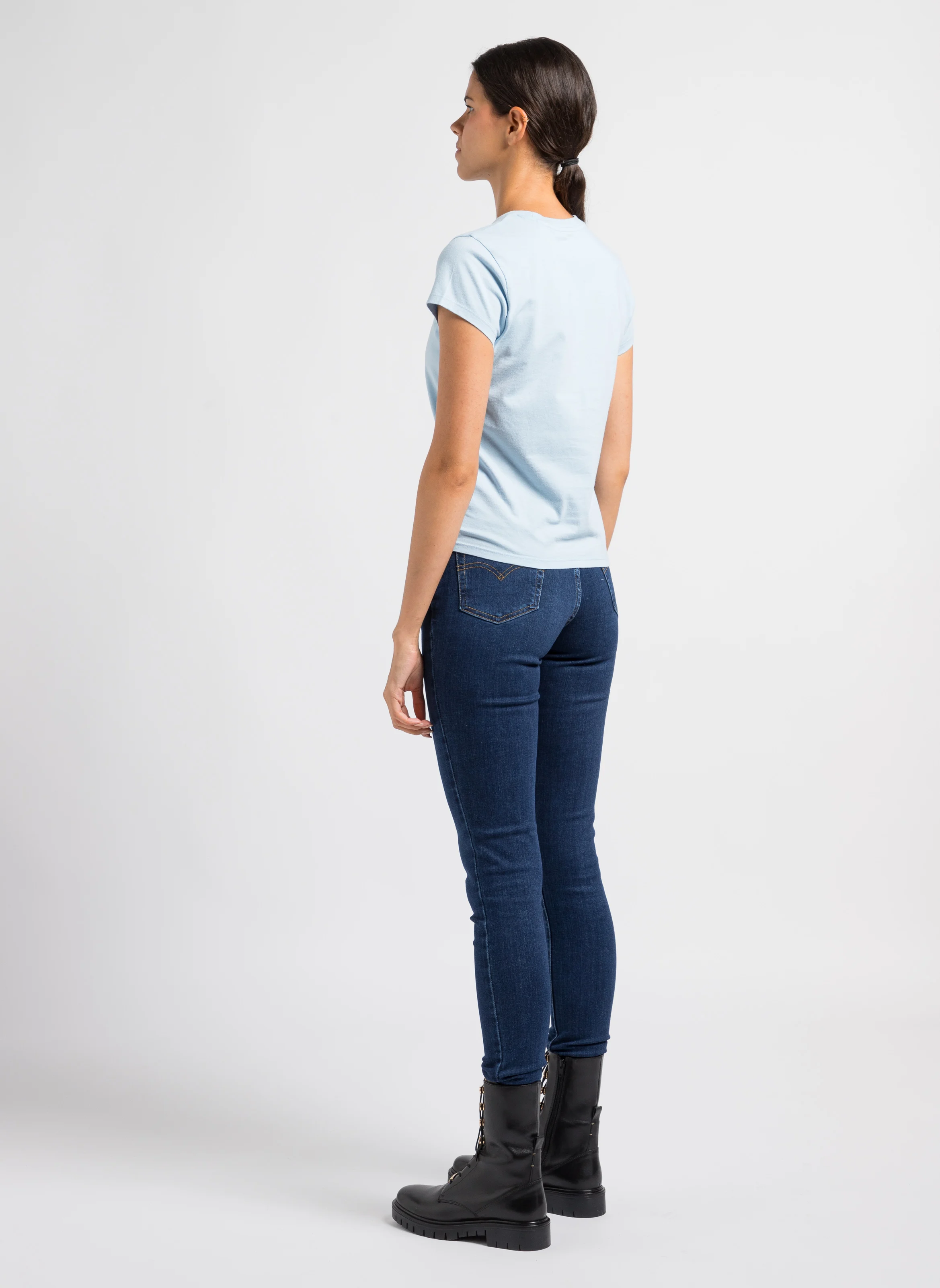 721 HIGH RISE SKINNY - Jean slim| Jean Délavé