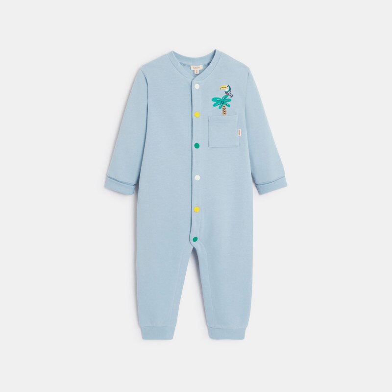 Combinaison bébé bleue à motifs Catimini Bleu