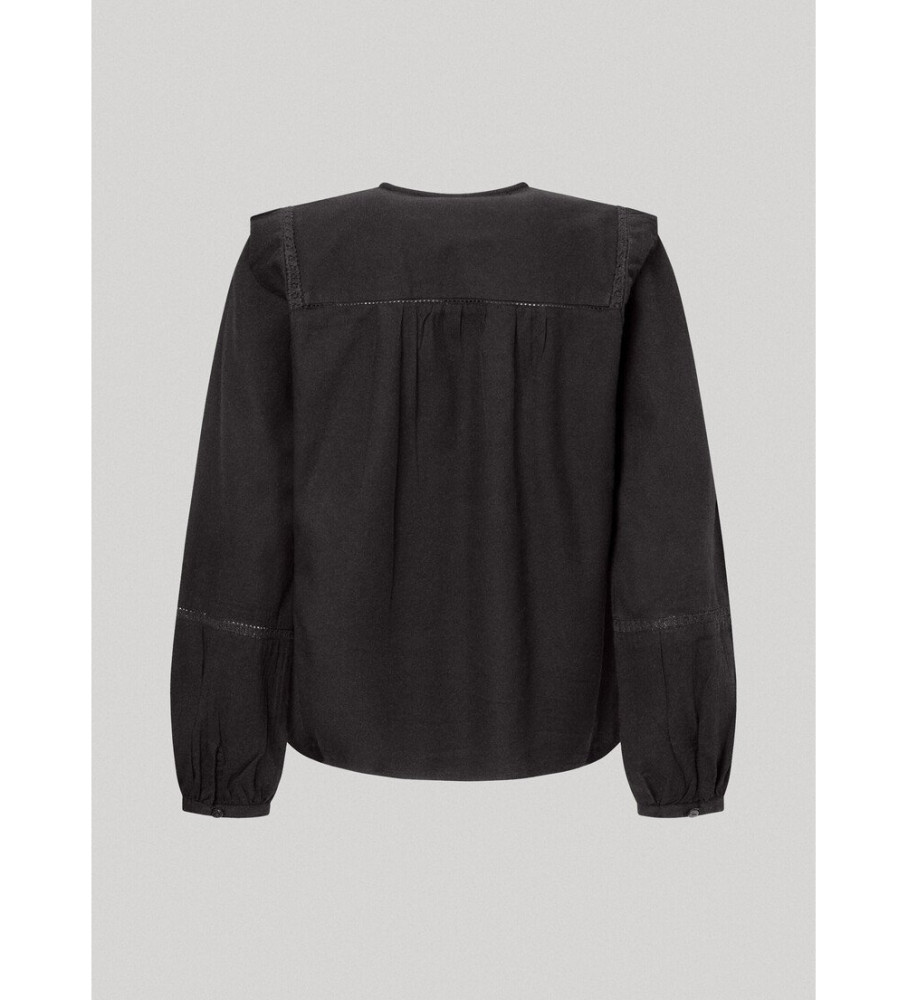 Blusa preta Jaxie da Pepe Jeans