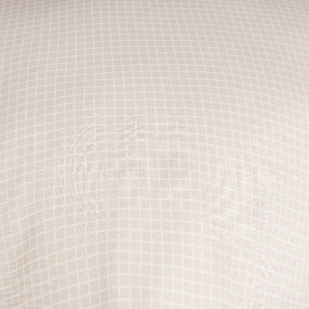 Taie d'oreiller carrée beige blanc imprimé croix X2