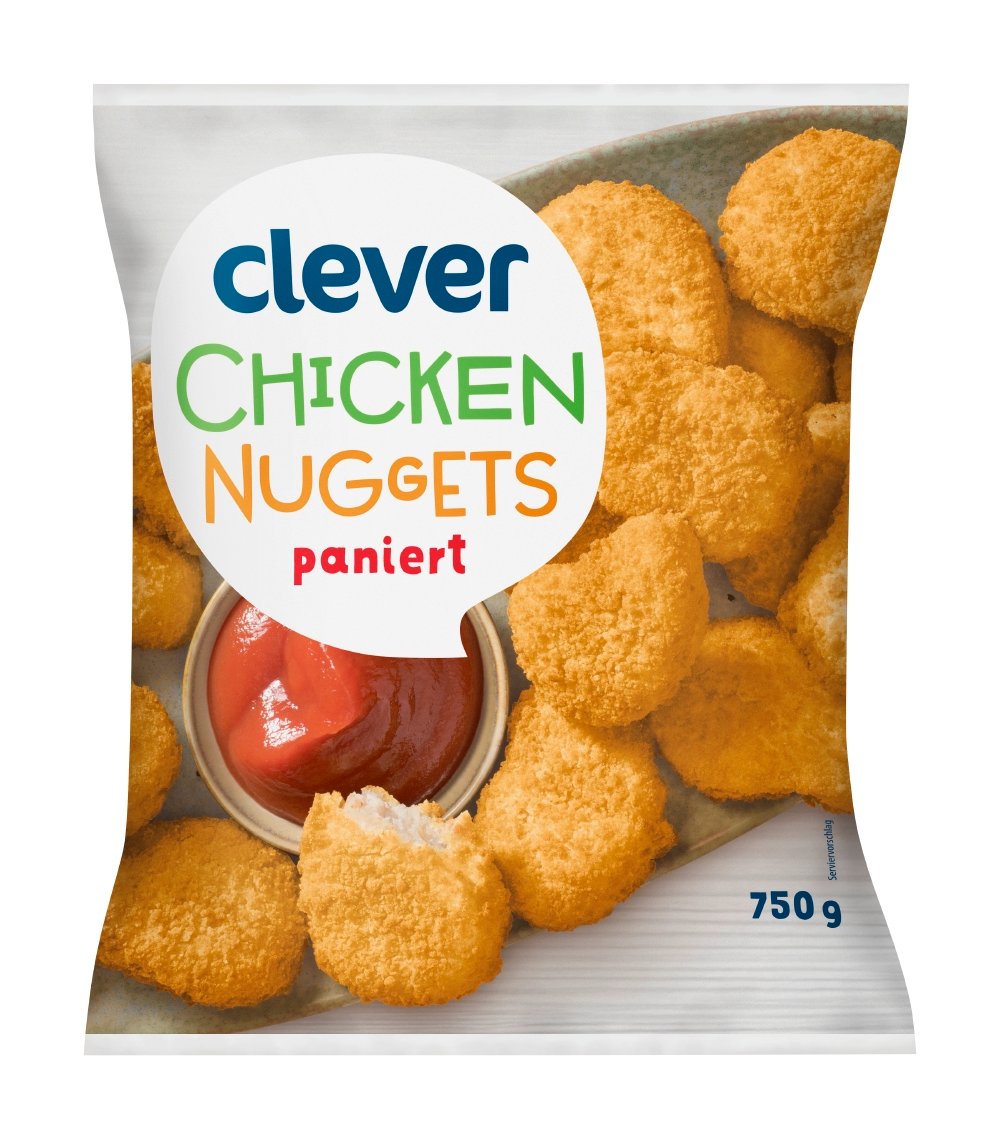 Clever Hühner Nuggets