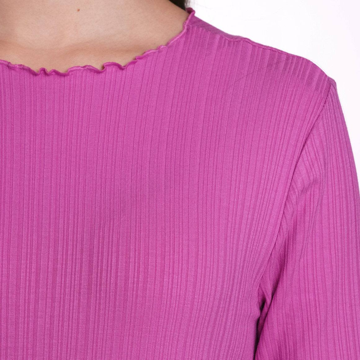 Damen T-Shirt aus Viskose-Mix pink