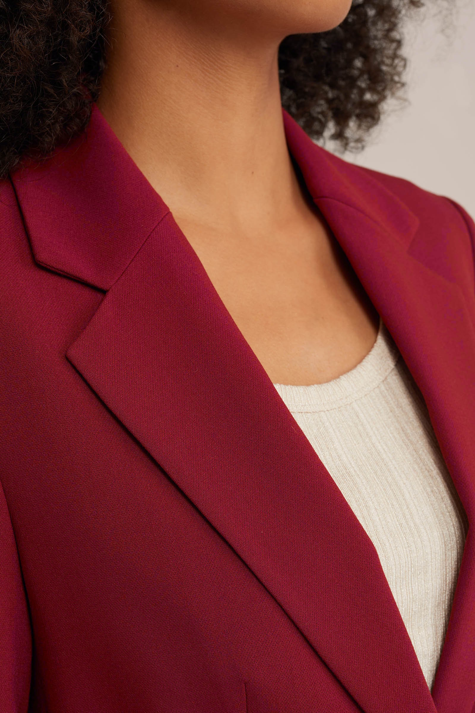 regular fit blazer WE Fashion Vuurrood