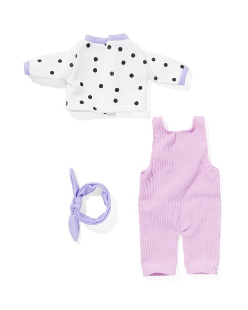 3 vêtements de poupée