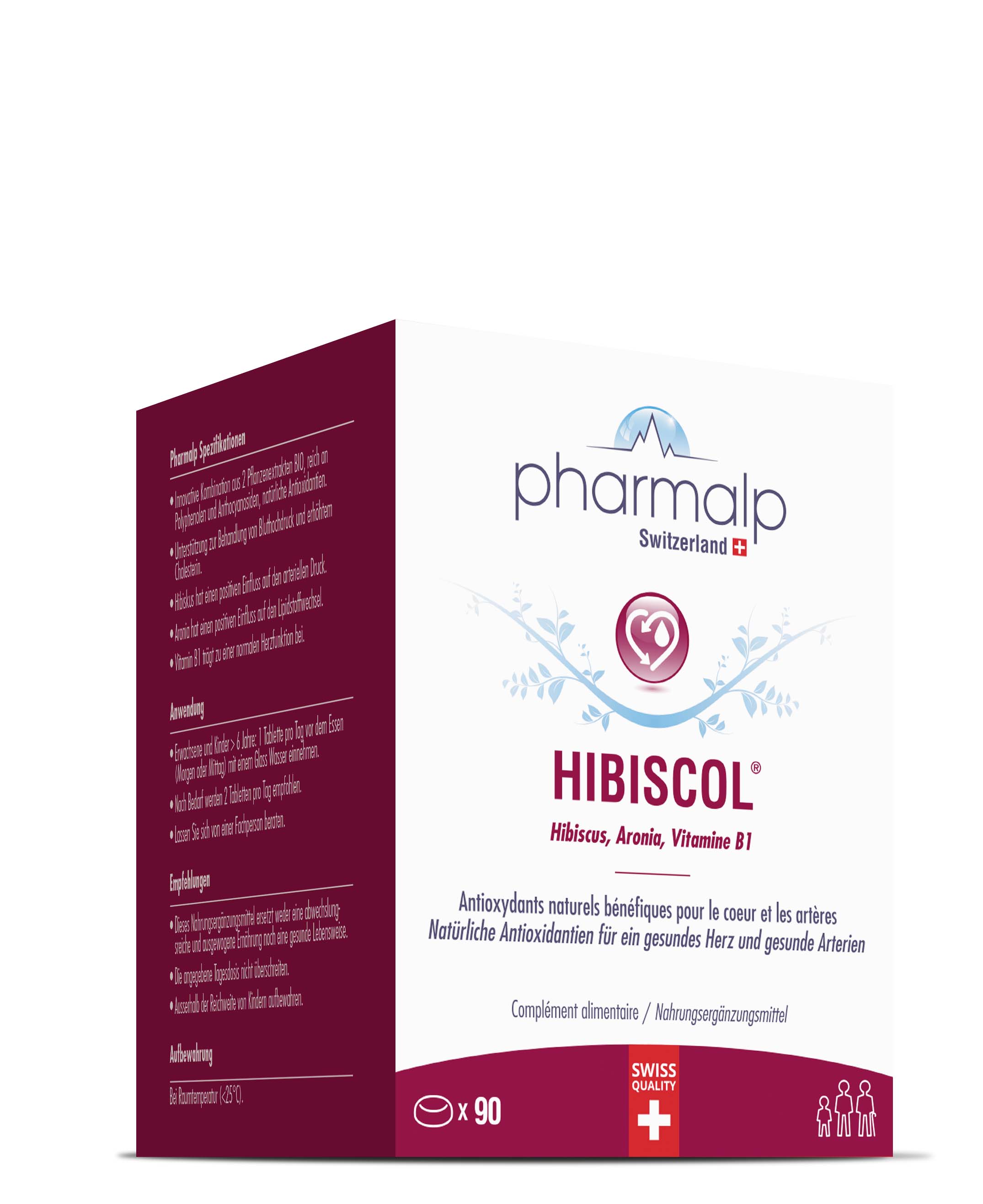 PHARMALP HIBISCOL<br>90 Stück, Blister, Tablette