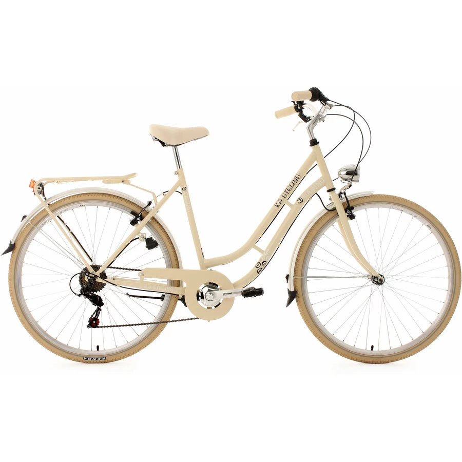 KS Cycling Damenfahrrad Cityrad 6-Gänge Casino 28 Zoll Beige