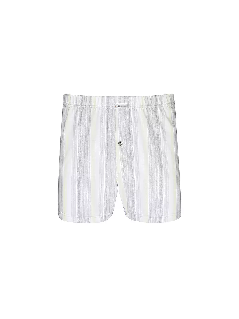 ISA Boxershorts gelb hellgrau