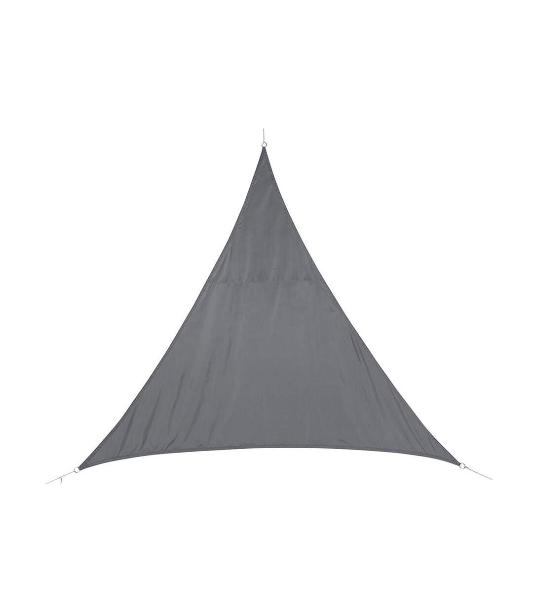 Voile d'ombrage triangulaire Curacao - 3 x 3 x 3 m - Gris