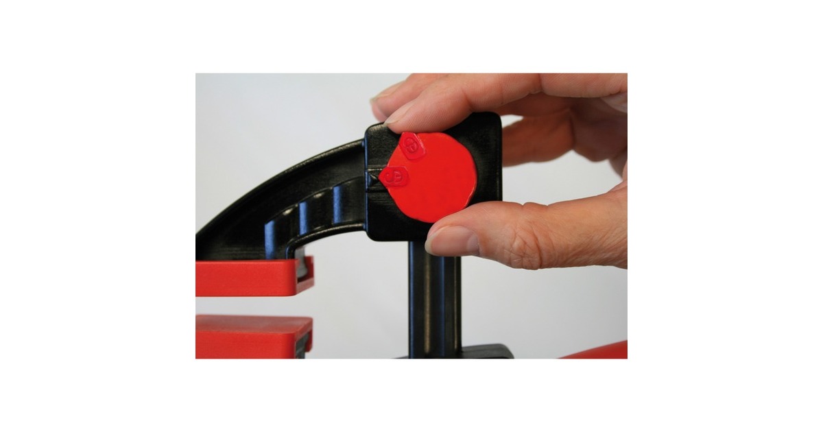 BESSEYEénhands lijmtang EZS30-8 lijmklem  (Zwart/rood)