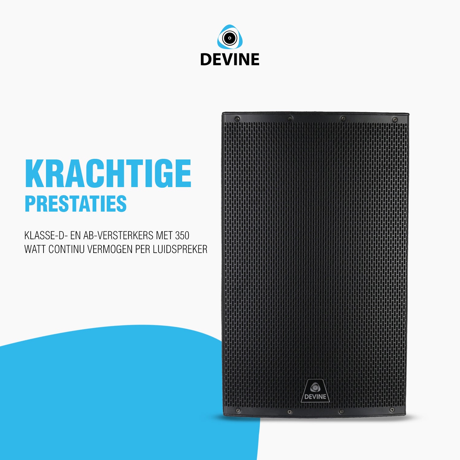 Devine Onyx 15A + speakerstandkit
